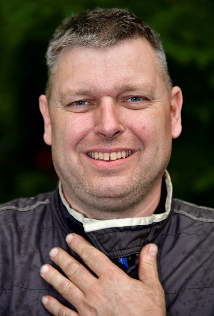 Jeg måtte virkelig anstrenge mig denne gang, sagde Heino Mejer, vinder af Munkebjerg Hillclimb.
(Foto: Michael Eisenberg)